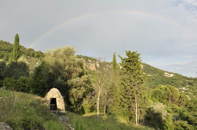 Rainbow leads to 'our pot of gold' LaSoleiade and our ancient well